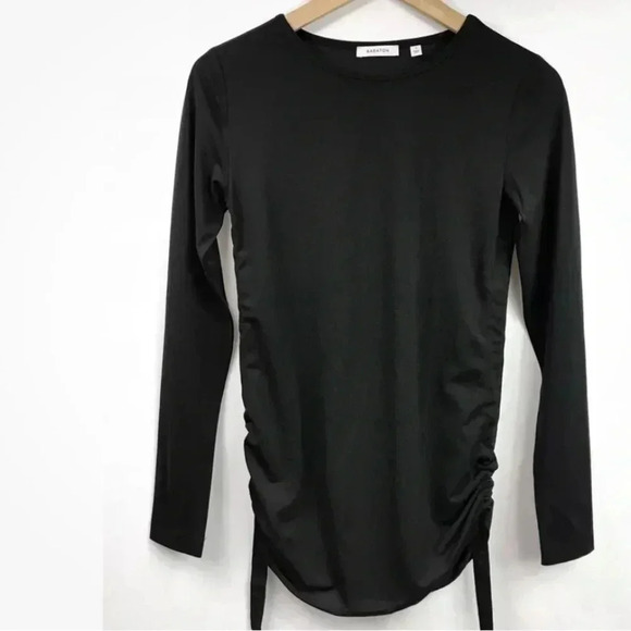 Aritzia Babaton Women's Black Dennen Shirt Size Large - Picture 1 of 6